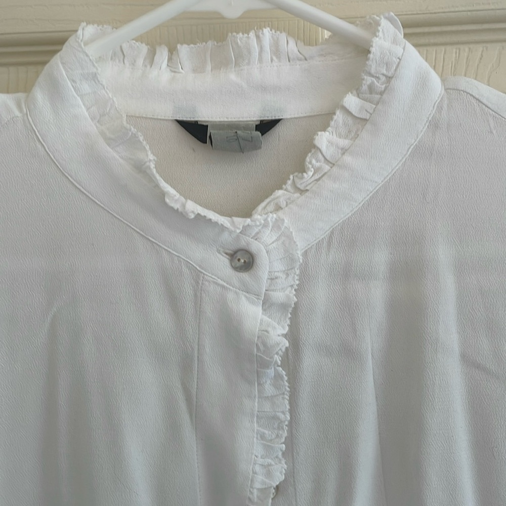 Massimo Dutti white button down shirt